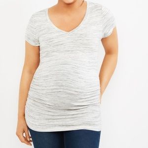 Motherhood Maternity Light Gray Tee